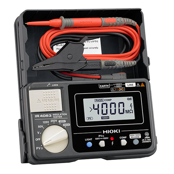 Thiết bị đo điện trở cách điện HIOKI IR4053-10 (1000V, 4000MΩ, 5 Range)