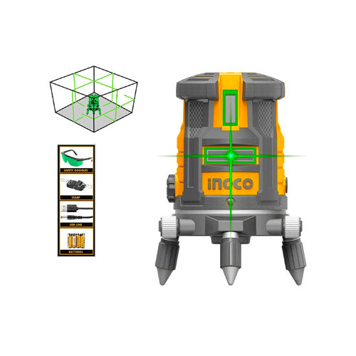 Máy đo mức cân bằng lazer (tia xanh) INGCO HLL305205