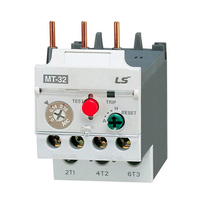 Rơ le nhiệt LS MT-32 lắp cho  khởi động từ MC-9b đến MC-40a Dãi bảo vệ từ: 0.63A - 40A