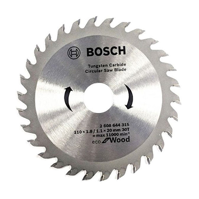 Lưỡi cưa gỗ 110x20mm, 30 răng, dày 1.8mm BOSCH 2608644315 (Nhóm dân dụng)