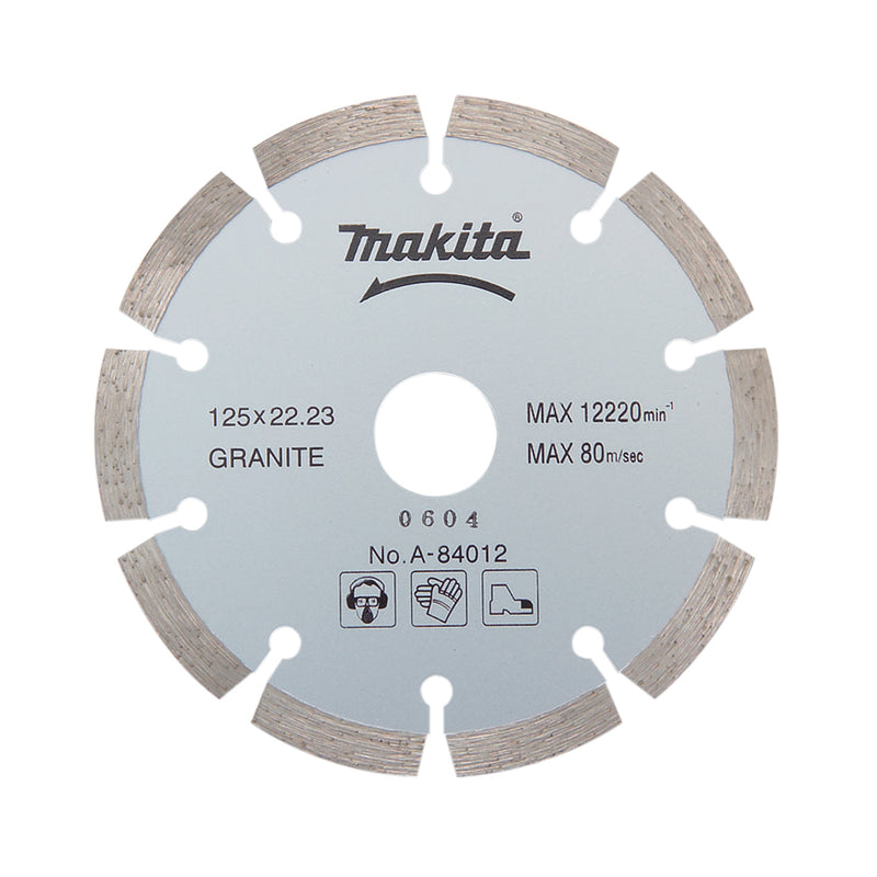 Lưỡi cắt kim cương đã phân đoạn dành cho đá hoa cương MAKITA (cốt 20mm)(cho máy mài 100mm, máy cắt 100mm)(cấp 2 sao)