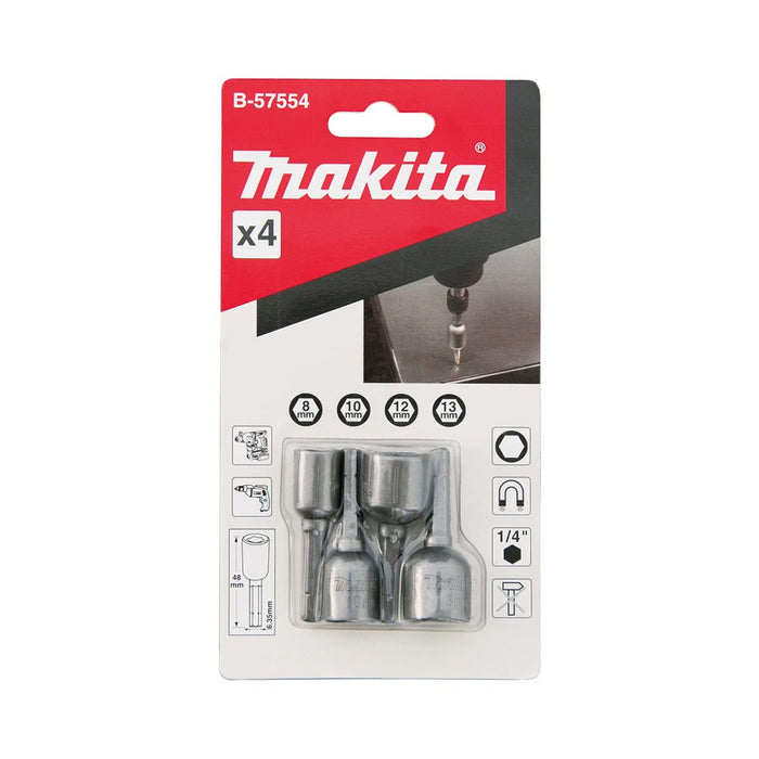 Bộ 5 đầu tuýp vặn vít có nam châm MAKITA B-57554