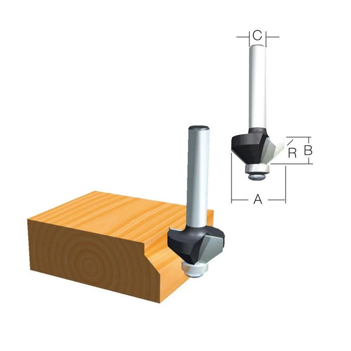 Mũi phay vác cạnh ổ bi cốt 6mm MAKITA