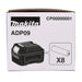 Bộ đổi nguồn dùng Pin tiểu AA (08 viên) Chuẩn CXT MAKITA PC00000001 (ADP09) (chỉ dùng cho máy cân mực laser)
