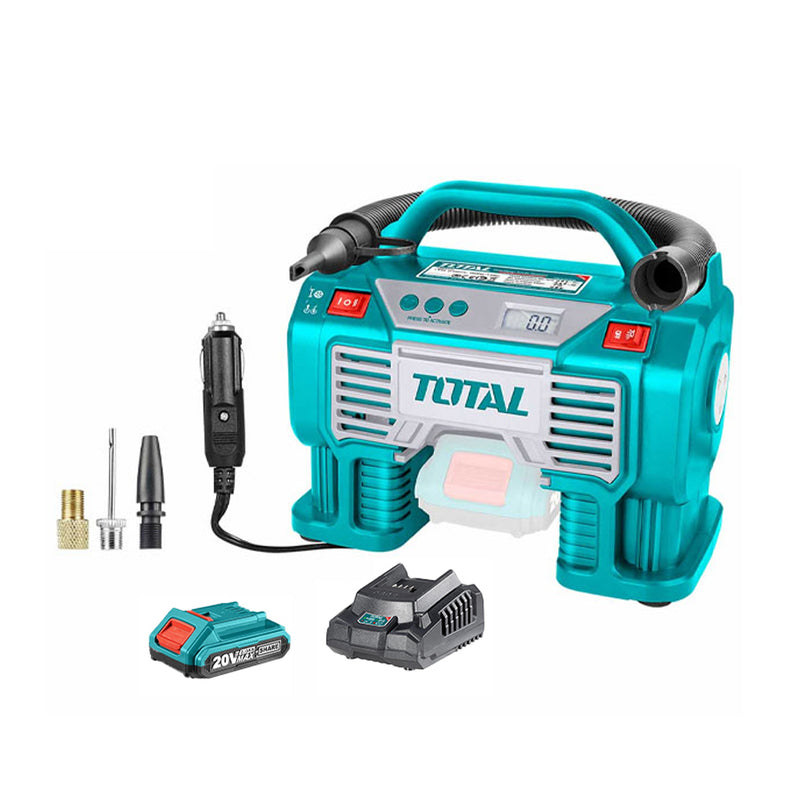 Máy bơm hơi cầm tay tự động dùng Pin 20V TOTAL TACLI20021