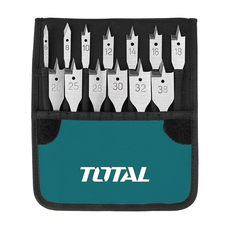Bộ 13 mũi khoan gỗ đầu dẹp TOTAL TACSD70131