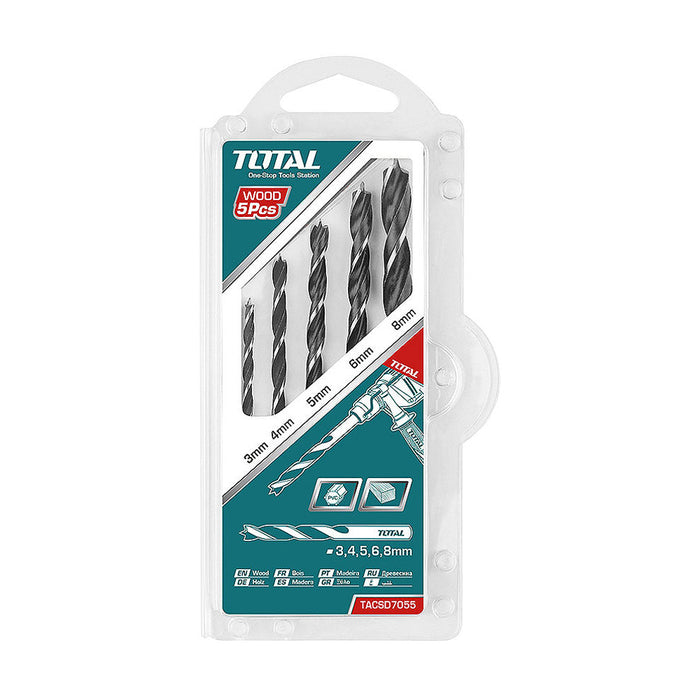 Bộ 5 mũi khoan gỗ TOTAL TACSD7055