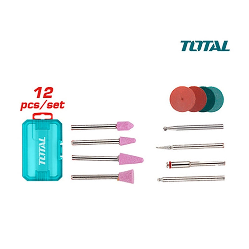 Bộ 12 linh kiện Máy mài thẳng TOTAL TAKMG2012