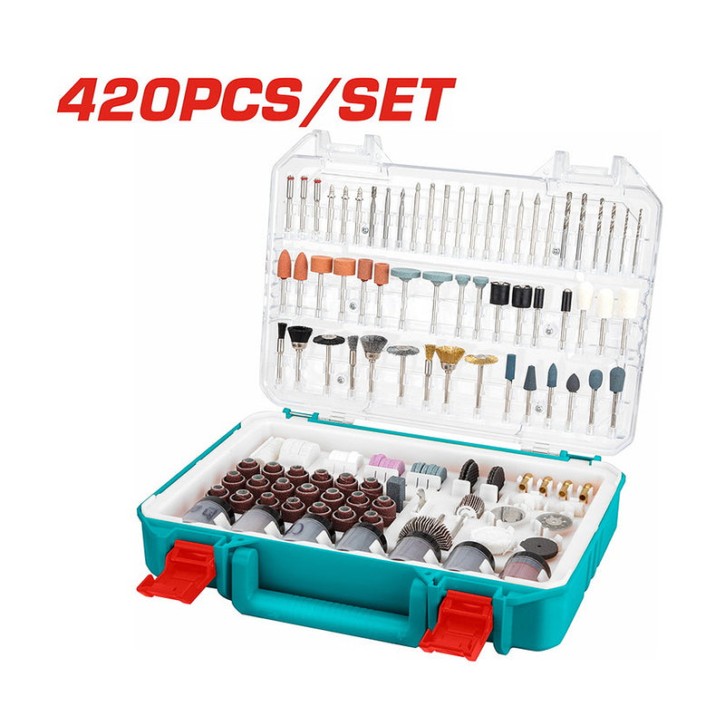 Bộ 420 linh kiện Máy mài thẳng TOTAL TAKMG4208