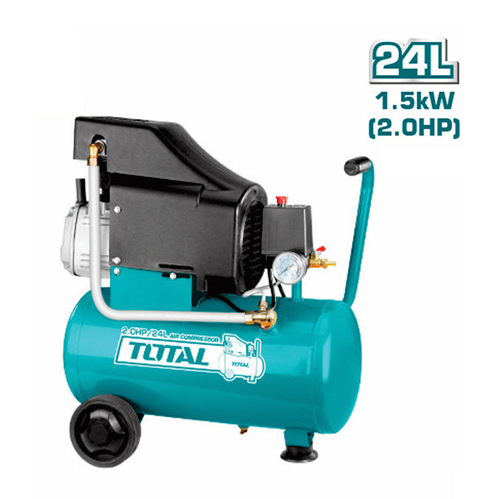 Máy nén khí có dầu 24L 1,5KW (2 HP) TOTAL TC1202411T