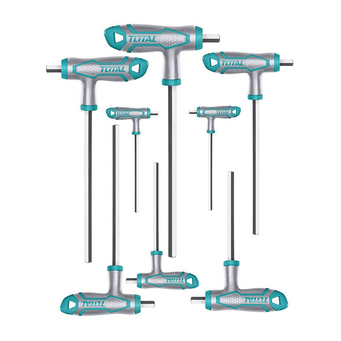 Bộ 8 chìa lục giác tay cầm chữ T TOTAL THHW8081