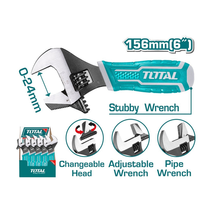 Mỏ lếch răng 2 trong 1 size 156mm TOTAL THT1016S - NPOWER