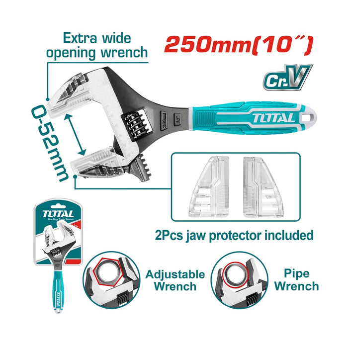 Mỏ lếch răng 2 trong 1 size 250mm TOTAL THT10210G