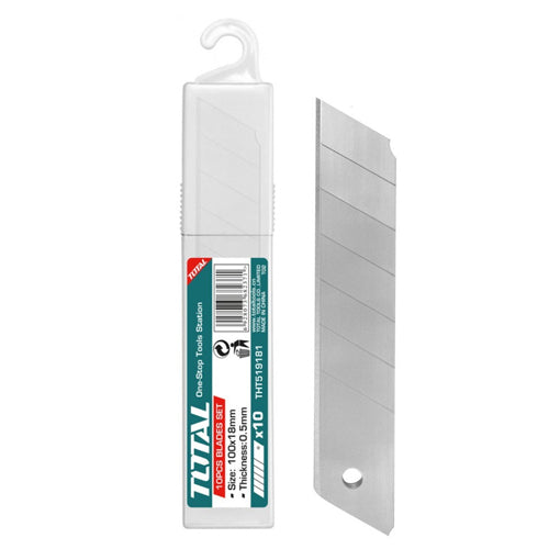 Bộ 10 lưỡi dao 18mm TOTAL THT519181