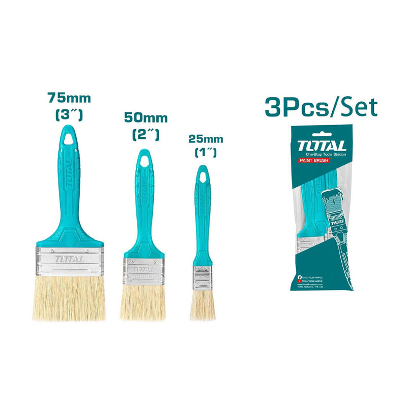 Bộ 3 Cọ sơn TOTAL THT8450301
