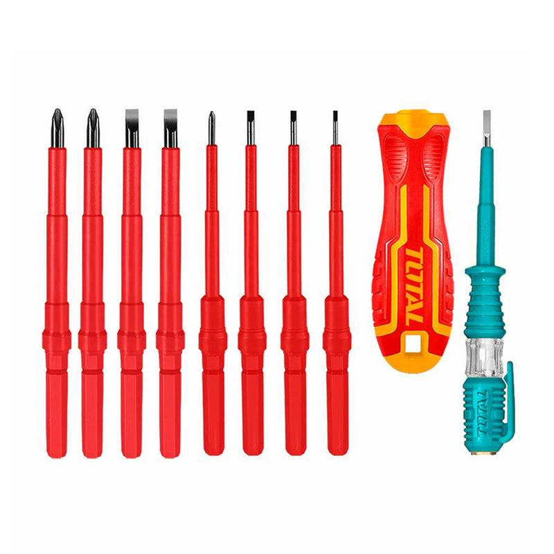 Bộ vít cách điện 10 món TOTAL THTIS5106