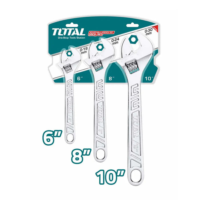 Bộ 3 mỏ lết răng TOTAL THTK1013