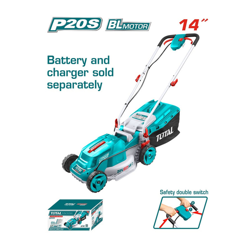 Máy làm vườn 14 inch dùng Pin lithium-ion 40V TOTAL TLMLI2014