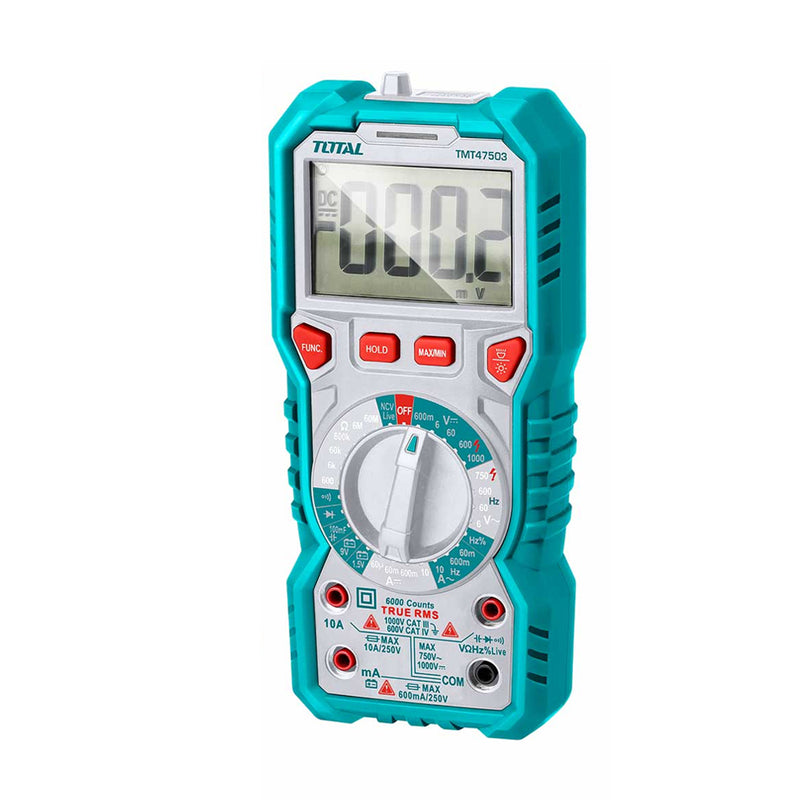 Đồng hồ đo điện vạn năng (nâng cấp từ mã TMT47502) TOTAL TMT47503