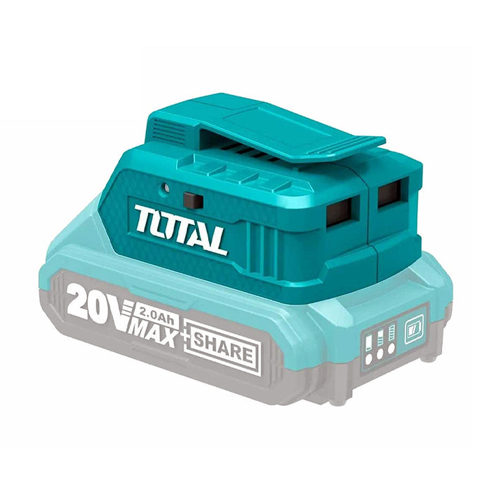 Sạc USB 20V TOTAL TUCLI2001