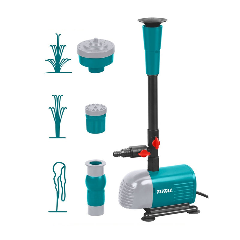 Chi tiết máy bơm đài phun nước 50W TOTAL TWPM501
