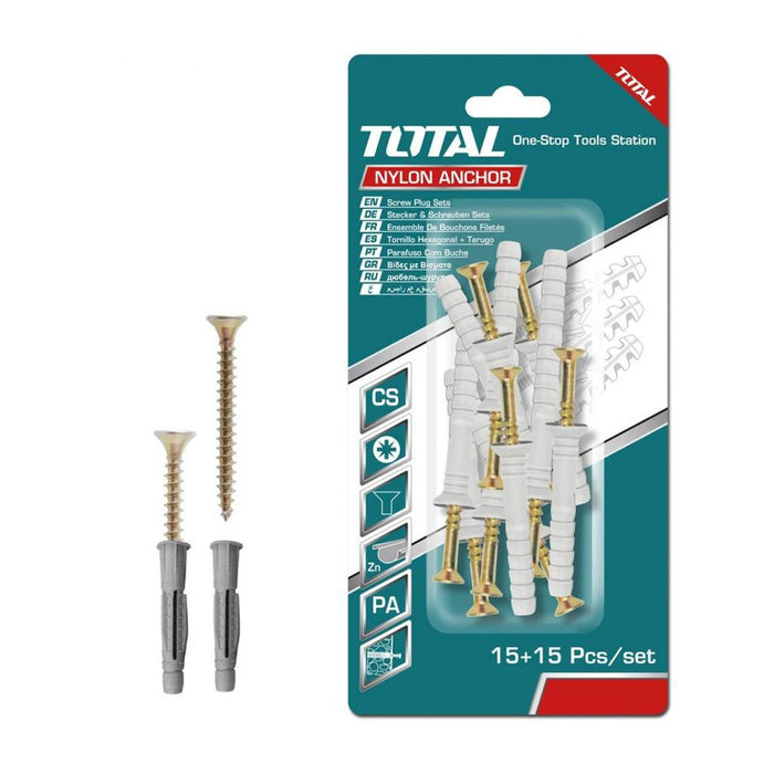 Bộ tắc kê vặn vít, đầu siết PZ TOTAL