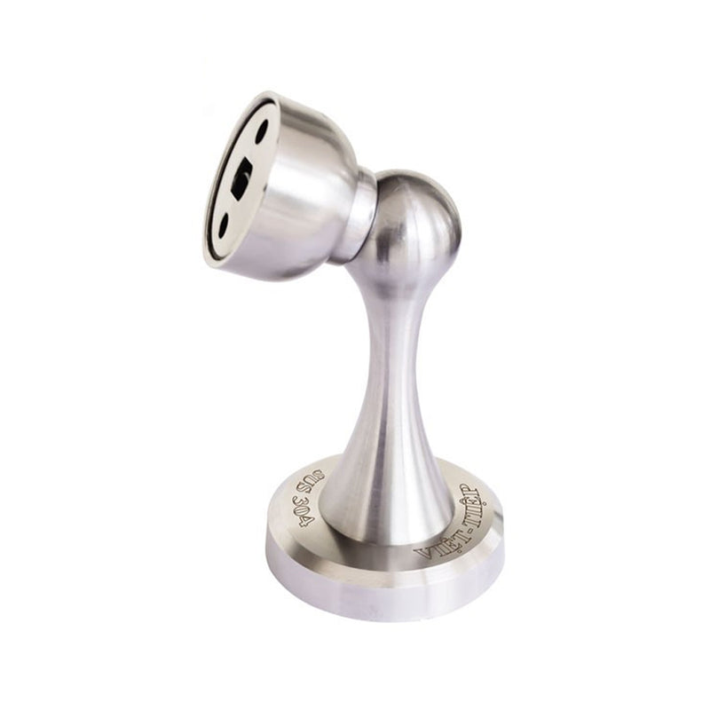 Chốt chặn cửa hít nam châm Việt tiệp 10455, vật liệu Inox 304, mài bóng