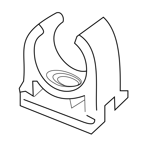 Kẹp đỡ ống luồn điện tròn
